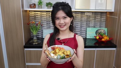 Serunya Momen Felicia Tissue Belajar Masak Laksa Singapura