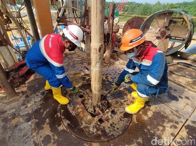 Intip Ngebor Sumur di Salah Satu Sudut Blok Rokan