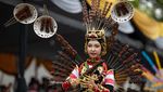 Kostum Sate Ramaikan Karnaval Busana di Jember