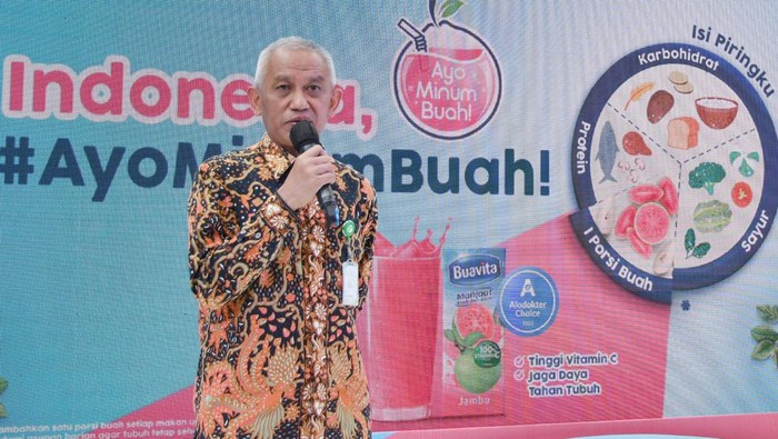 Kampanye Minum Buah untuk Tingkatkan Kesehatan dr. Imran Agus Nurali, Sp.KO – Direktur Promosi Kesehatan dan Pemberdayaan Masyarakat, Kementerian Kesehatan RI
