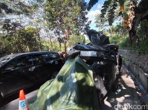 Sopir Truk Kecelakaan Maut di Gentong Tasik Jadi Tersangka