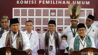 Usai melakukan pendaftaran, Prabowo dan Cak Imin melakukan jumpa pers bersama-sama. Mereka saling menyampaikan pendapat mereka usai melakukan pendaftaran calon peserta Pemilu 2024.