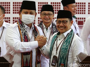 Duet Prabowo-Cak Imin Unggul Lawan Semua Paslon di Survei Median