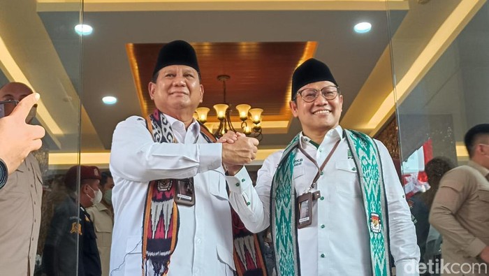 Prabowo dan Cak Imin (Wildan Noviansah/detikcom).
