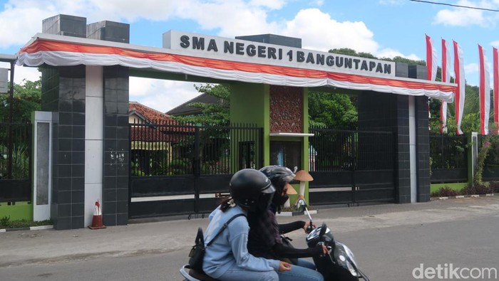 SMAN 1 Banguntapan, Bantul, DIY, Senin (8/8/2022).