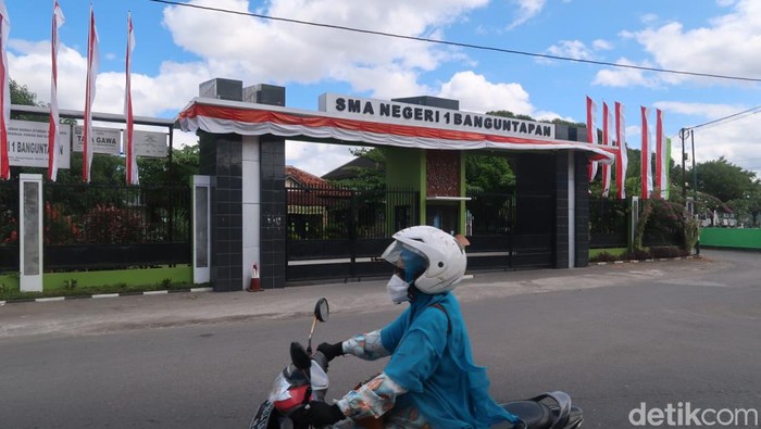 SMAN 1 Banguntapan, Bantul, DIY, Senin (8/8/2022).