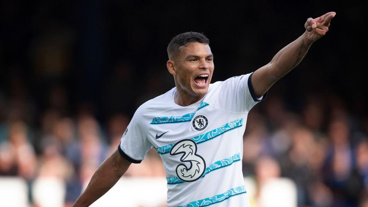 Thiago Silva bantah mau tinggalkan Chelsea. (Foto: Getty Images)