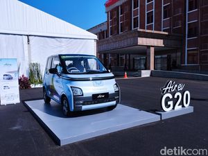 Wuling Pamerkan Mobil Listrik Imut Air Ev di GIIAS 2022, Segini Harganya