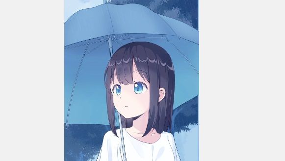 Contoh anime aesthetic untuk jadi wallpaper.