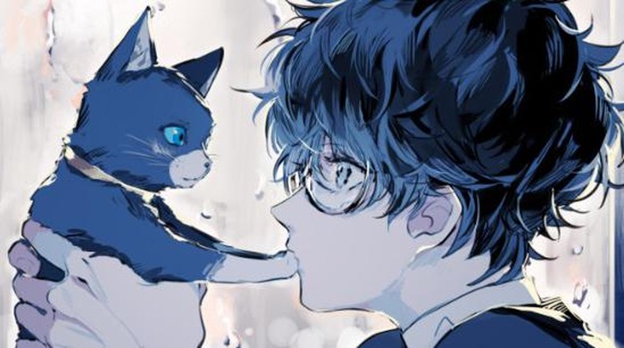 Contoh anime aesthetic untuk wallpaper.
