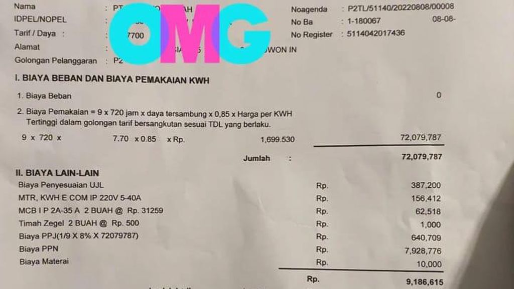 Dokter Surabaya Ini Kaget Dapat Surat Cinta Denda Rp 80 Juta dari PLN