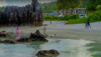 Apakah itu penampakan hantu? Lokasi di Nauru, Micronesia.