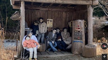 Miyoshi Doll Village di Perfektur Tokuushima, Jepang.