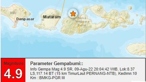 Gempa bumi di NTB