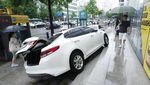 Banjir Terjang Seoul, Mobil Terendam-Jalanan Gangnam Mirip Sungai