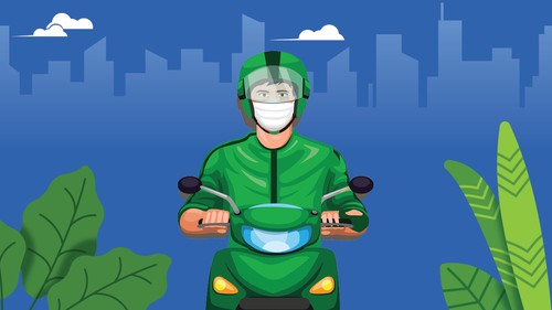 Infografis daftar tarif ojek online (ojol) yang baru naik