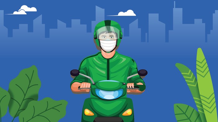 Infografis daftar tarif ojek online (ojol) yang baru naik
