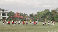 Timnas Indonesia U-16 akan menghadapi Myanmar pada laga semifinal Piala AFF U-16 2022, di Stadion Maguwoharjo, Sleman, DIY, Rabu (10/8/2022). Foto: Pius Erlangga/detikJateng