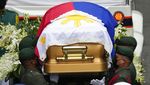 Prosesi Militer Iringi Pemakaman Presiden Filipina ke-12 Fidel Ramos