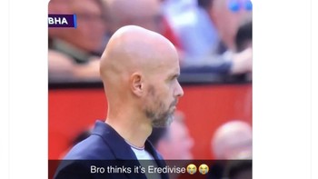 Ingat Ten Hag, Liga Inggris bukanlah Liga Belanda. Foto: Twitter
