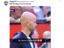 Meme Kocak Erik Ten Hag Pusing MU Keok di Laga Pertama