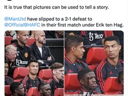 Meme Kocak Erik Ten Hag Pusing MU Keok di Laga Pertama