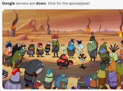 Google Down Jadi Olok-olok Meme Warga Dunia