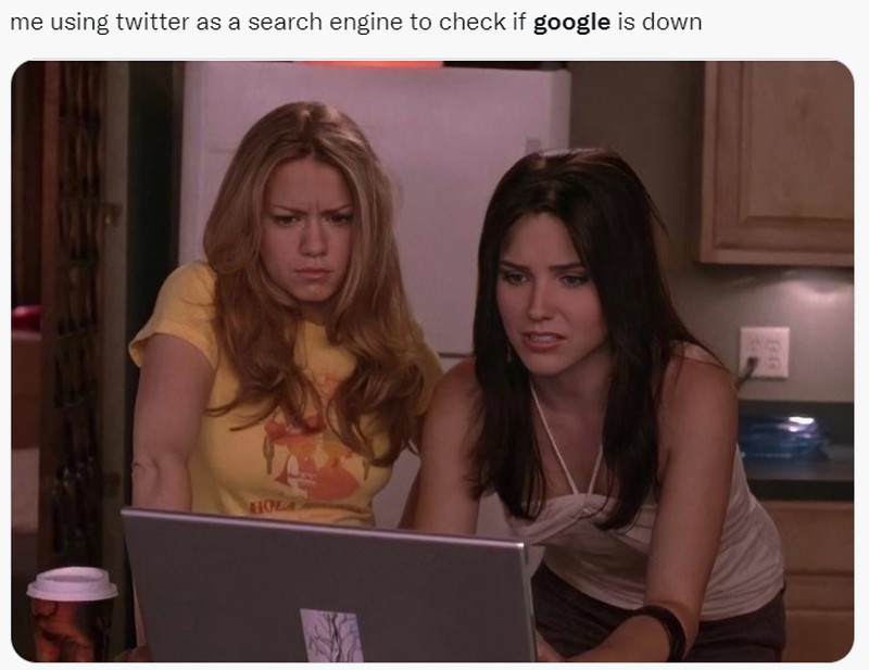 Meme Google Down Agustus 2022