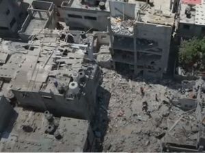 Penampakan Jalur Gaza Usai Diserang Israel dari Udara