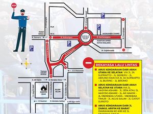 4 Jalan di Kota Malang Akan Ditutup Saat HUT Ke-35 Arema FC