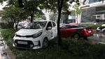 Puluhan Mobil Mewah di Seoul Nyungsep Diterjang Banjir