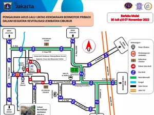 Revitalisasi Jembatan Cibubur, Ini Rekayasa Lalin Jl Lapangan Tembak Ps Rebo