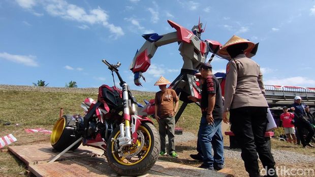 Salah satu lokasi Festival Pacak Sepuran di Kapanewon Pengasih, Kulon Progo, DIY, Selasa (9/8/2022).