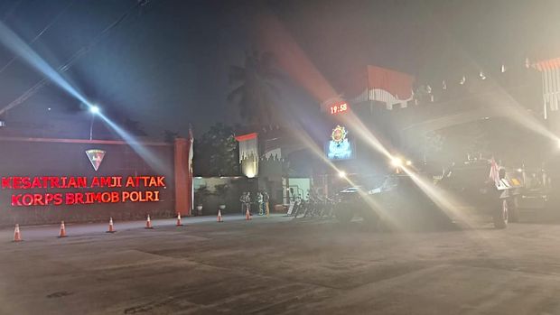 Suasana terkini di Mako Brimob Depok