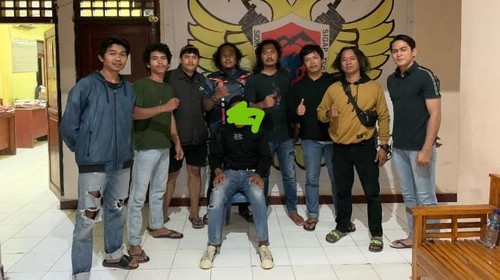 Terduga pelaku YHI (21) alias Y ditangkap Tim Puma Polres Bima.