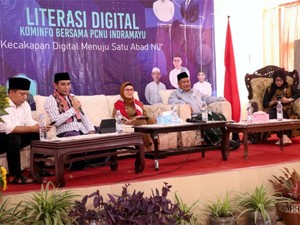 Bupati Indramayu Ajak Santri Ponpes Tingkatkan Literasi Digital