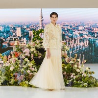 Koleksi busana terbaru Wearing Klamby terinspirasi Pulau Selayar yang ditampilkan dalam fashion show di Bazaar Fashion Festival 2022, Sabtu (6/8/2022), Senayan City Mall, Jakarta Pusat.Foto: Foto: Dok. Bazaar