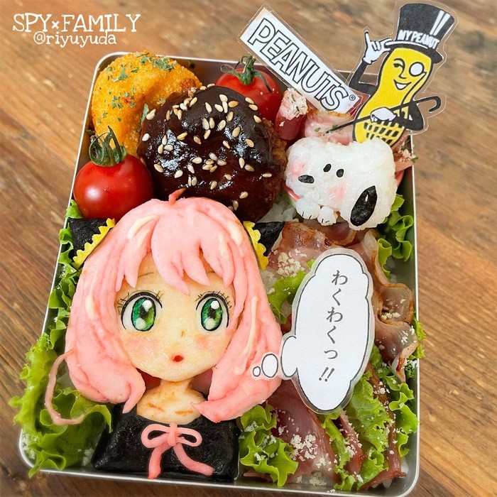Keren Banget! 10 Kreasi Bento Bentuk Anime Buatan Ibu 1 Anak