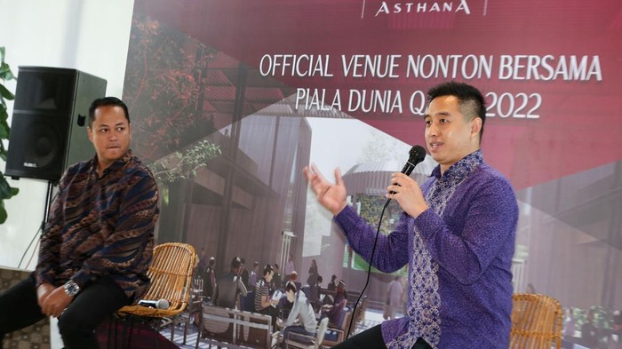 Kolaborasi Suguhkan Nobar Piala Dunia Qatar 2022 Euforia penayangan Piala Dunia 2022 di Jakarta dipastikan bakal lebih semarak. Itu berkat kolaborasi venue dengan menghadirkan wisata kuliner juga tempat nongkrong.