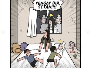 Kelakar Komik Grontol Buat Adegan Bak di Film Pengabdi Setan 2