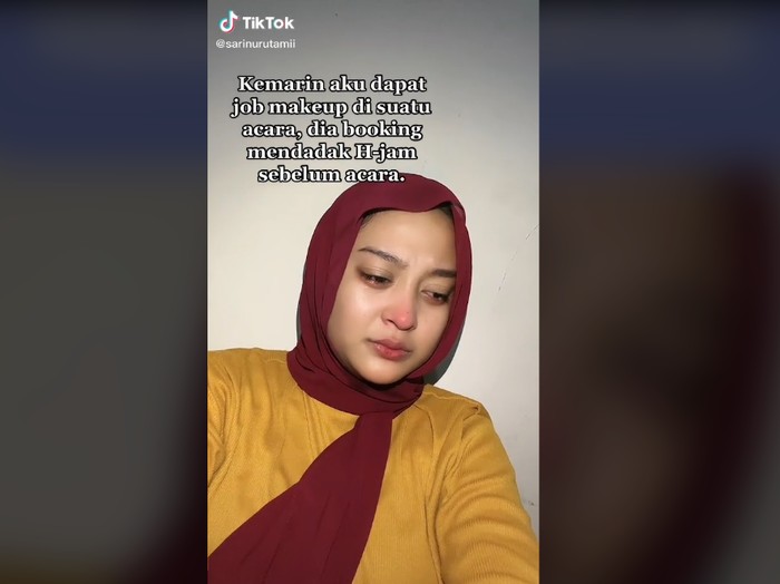 MUA viral membagikan pengalaman di TikTok, pernah merias 6 orang klien dan dibayar Rp 50 ribu. MUA viral membagikan pengalaman di TikTok, pernah merias 6 orang klien dan dibayar Rp 50 ribu.