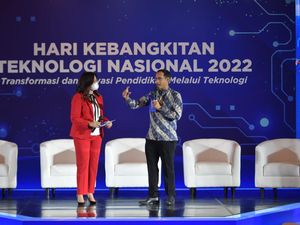 Hakteknas 2022, Menteri Nadiem Makarim Gambarkan Teknologi Pendidikan Lewat 3 Kata