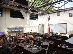 7 Ruang SDN Delegan 1 Sleman Hangus Terbakar, Disdik: KBM Tak Terganggu