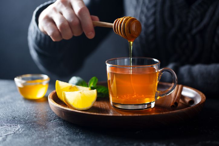 Racikan minuman madu bercampu bahan lain yang mampu menurunkan berat badan.