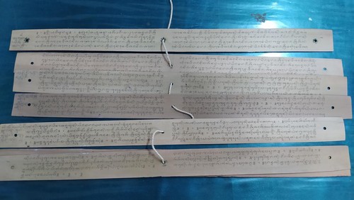 Salah satu lontar yang tersimpan di Perpustakaan Lontar Fakultas Ilmu Budaya Universitas Udayana (FIB Unud).