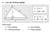 Macam-Macam Segitiga: Gambar, Rumus, Dan Cirinya