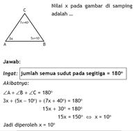 Macam-Macam Segitiga: Gambar, Rumus, Dan Cirinya