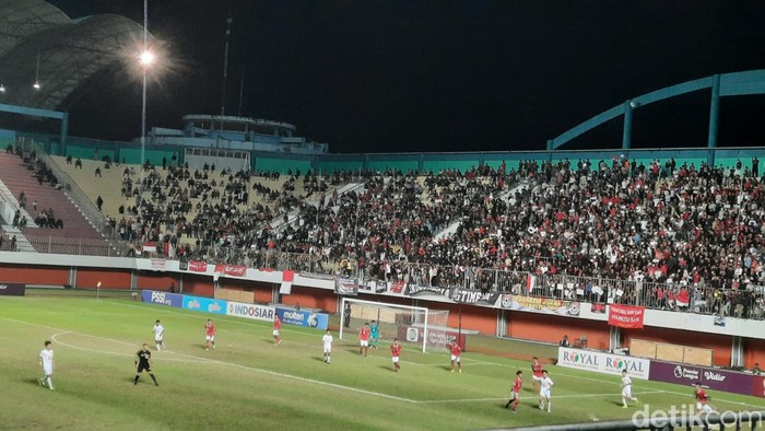 Semifinal Piala AFF U-16 Indonesia vs Myanmar di Stadion Maguwoharjo, Sleman, Rabu (10/8/2022).