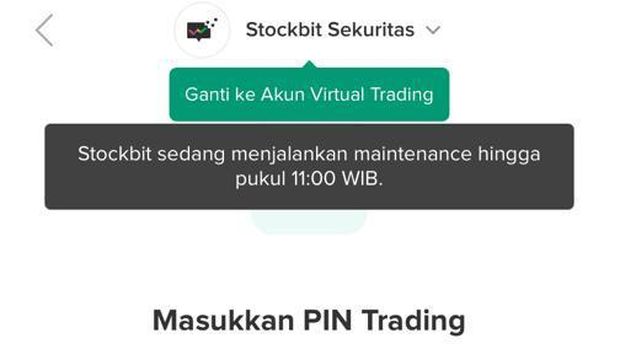 Stockbit error