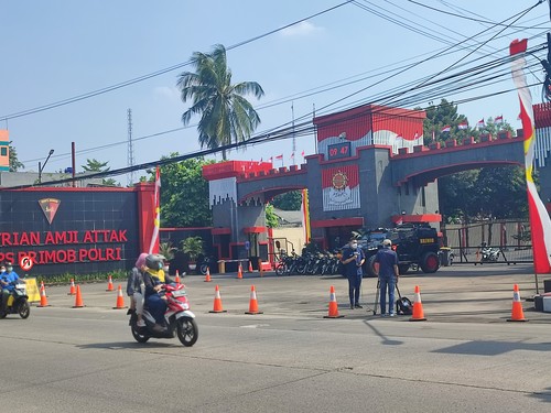 Suasana Mako Brimob pagi ini (Rizky/detikcom)